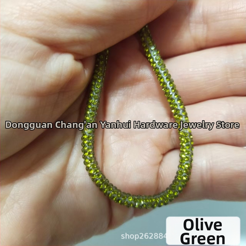 Kristalni vezice za cipele – dodatak za obuće i odjeću, model 000999, različite duljine, kompatibilno sa sportskim, kožnim i čizmama; stil Fresh, svakodnevno opuštanje