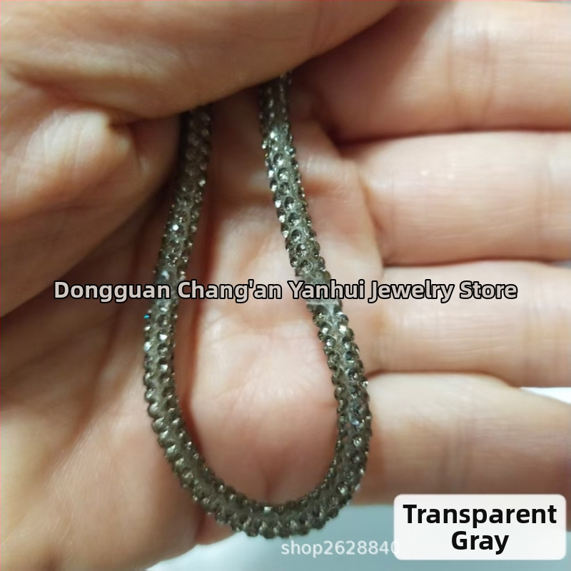 Kristalni vezice za cipele – dodatak za obuće i odjeću, model 000999, različite duljine, kompatibilno sa sportskim, kožnim i čizmama; stil Fresh, svakodnevno opuštanje