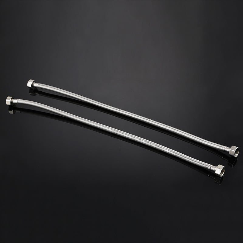 Διπλής άκρης σωλήνας εισόδου νερού, 304 ανοξείδωτος χάλυβας, ονομαστική πίεση 50, θερμοκρασία λειτουργίας 100°C, εγκατάσταση με βιδωτή σύνδεση