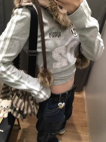 Pamut hosszú ujjú póló, amerikai retro stílus, kerek nyakú, slim fit