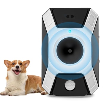 Kültéri ugatás elleni eszköz, intelligens kutyatréner és kutyarepeller, műanyag kivitel