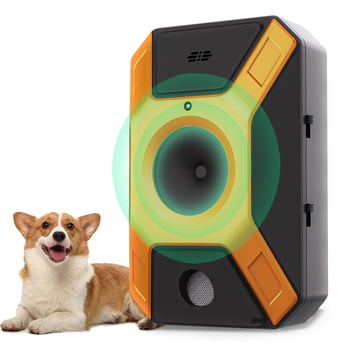 Kültéri ugatás elleni eszköz, intelligens kutyatréner és kutyarepeller, műanyag kivitel