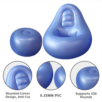 BBL napuhana sofa s rupama za potporu stražnjice i postoperativnu rehabilitaciju