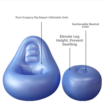 BBL napuhana sofa s rupama za potporu stražnjice i postoperativnu rehabilitaciju