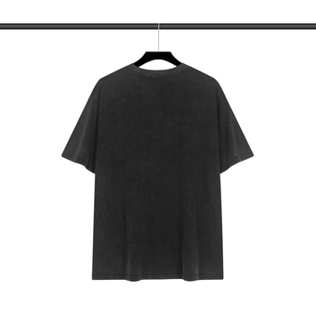 Póló, 100% pamut, rövid ujjú, kerek nyakú, szöveges mintázat