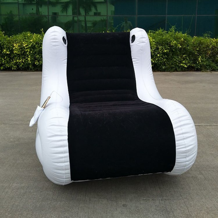 Enjoy Model 85 napuhujući audio kauč – PVC materijal, prilagodljiv, težina 1,5 kg, uspravni stil, moderni minimalistički stil.