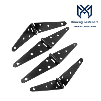 T-oblika šarka za teška vrata, model 2–6 inča, karbonska čelika, plastni sprej završna, moderan minimalistički stil