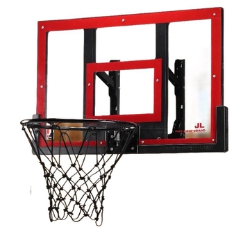 Placă de baschet montată pe perete pentru antrenament acasă, reglabilă pe înălime, pentru interior și exterior