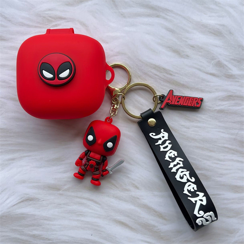 Carcasă de protecție din silicon pentru Beats Powerbeats Pro2 Bluetooth — stil desen animat, realizată manual