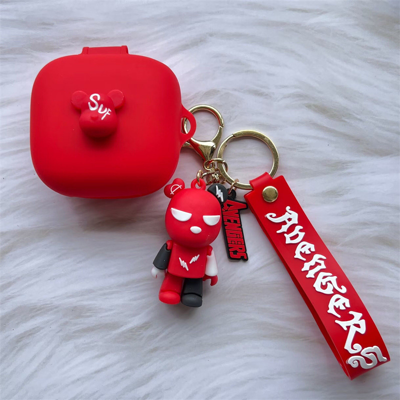 Carcasă de protecție din silicon pentru Beats Powerbeats Pro2 Bluetooth — stil desen animat, realizată manual