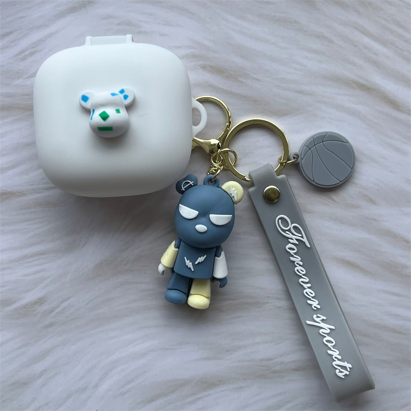 Carcasă de protecție din silicon pentru Beats Powerbeats Pro2 Bluetooth — stil desen animat, realizată manual