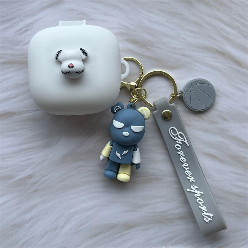 Carcasă de protecție din silicon pentru Beats Powerbeats Pro2 Bluetooth — stil desen animat, realizată manual