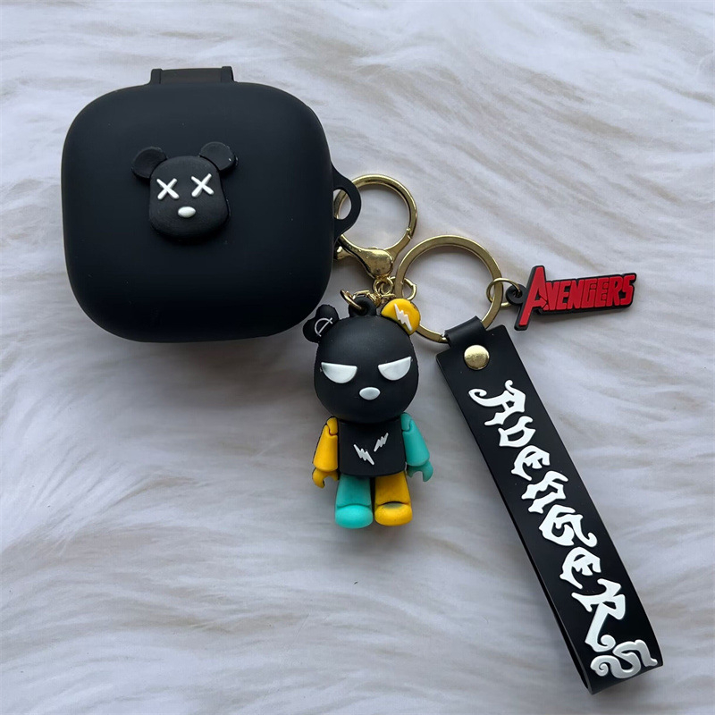 Carcasă de protecție din silicon pentru Beats Powerbeats Pro2 Bluetooth — stil desen animat, realizată manual