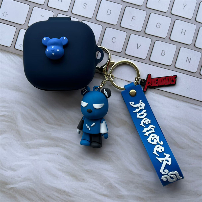 Carcasă de protecție din silicon pentru Beats Powerbeats Pro2 Bluetooth — stil desen animat, realizată manual