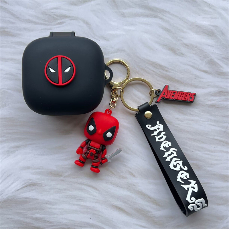 Carcasă de protecție din silicon pentru Beats Powerbeats Pro2 Bluetooth — stil desen animat, realizată manual