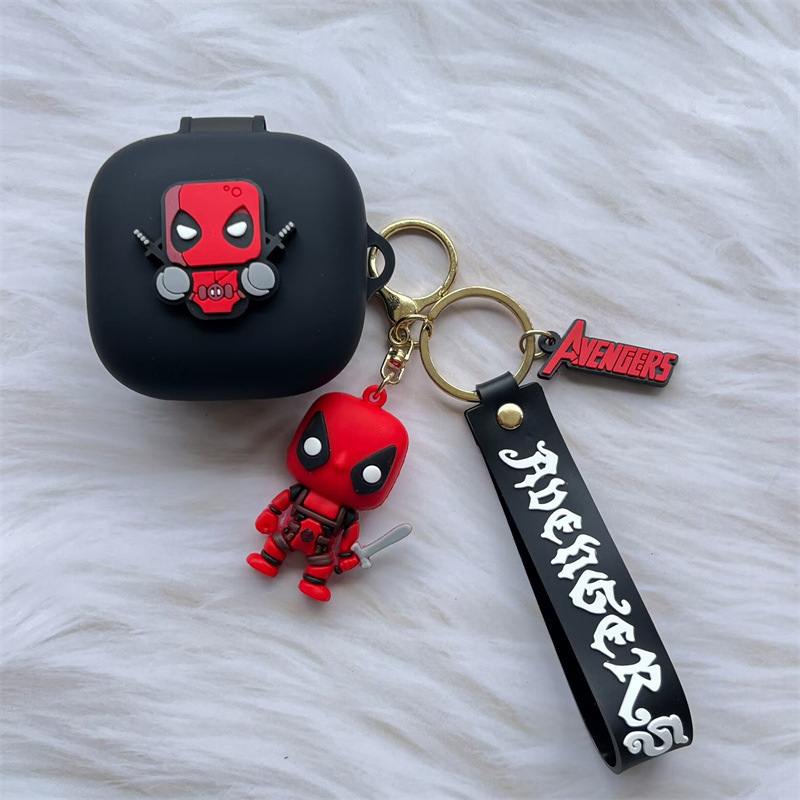 Carcasă de protecție din silicon pentru Beats Powerbeats Pro2 Bluetooth — stil desen animat, realizată manual