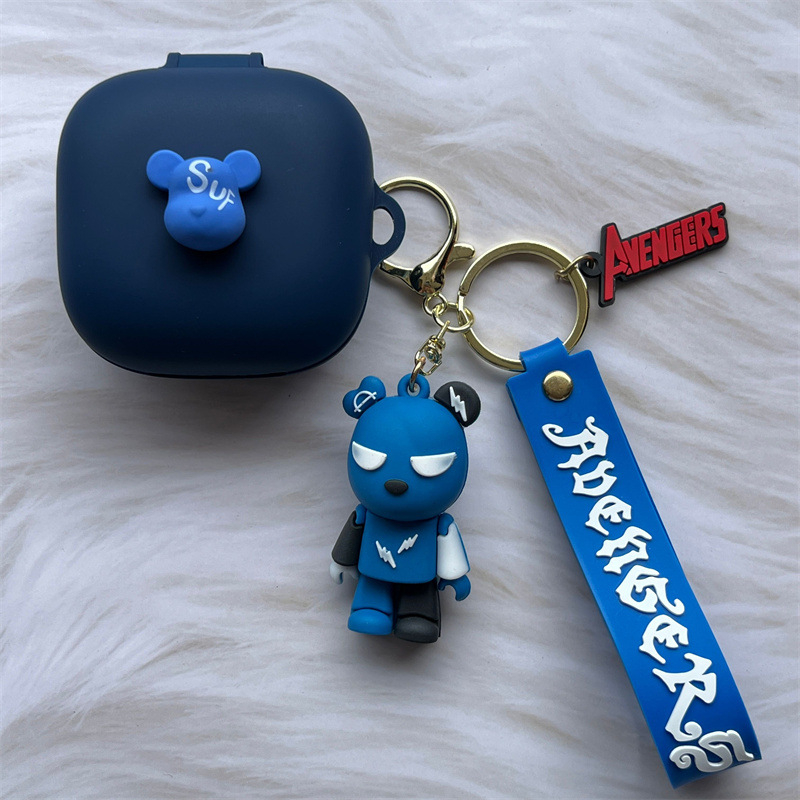 Carcasă de protecție din silicon pentru Beats Powerbeats Pro2 Bluetooth — stil desen animat, realizată manual