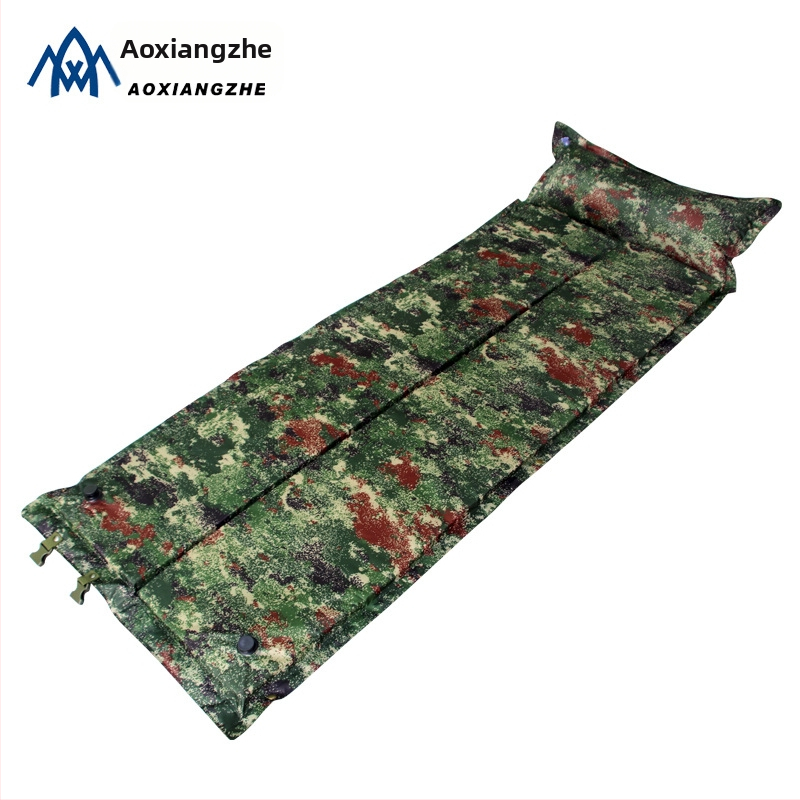 Soarer πολυεστερική αυτόματη φουσκωτή παχύτερη αδιάβροχη υπαίθρια επιφάνεια ύπνου με μαξιλαράκι, συνδέεται, βάρος 1,6 кг