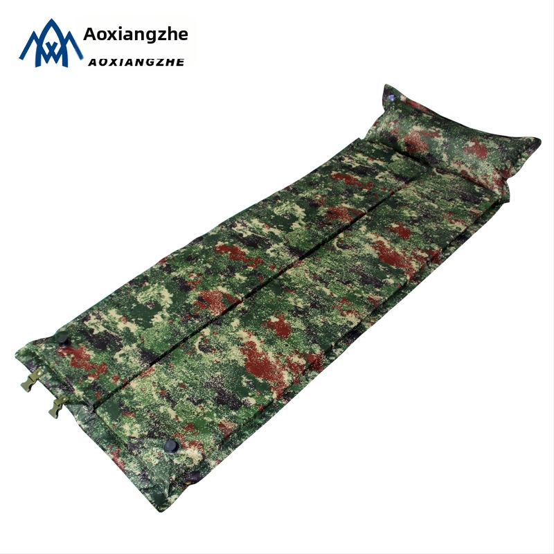 Soarer πολυεστερική αυτόματη φουσκωτή παχύτερη αδιάβροχη υπαίθρια επιφάνεια ύπνου με μαξιλαράκι, συνδέεται, βάρος 1,6 кг