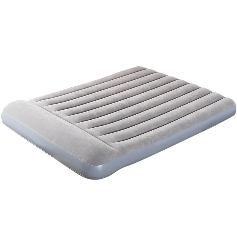Надуваемо легло с повърхност от флокинг, сгъваемо, тегло 3 кг, максимално натоварване 600