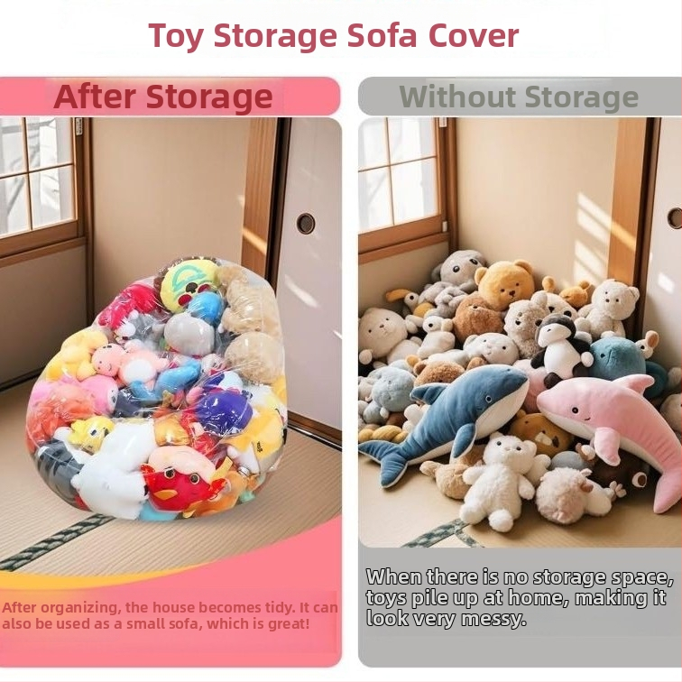 Prozirni kauč za pohranu lutaka, ne napuhuje se, ekološki PVC, prilagodljiv, debljina 0.25, težina 800