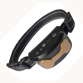 Yum! Ultrahangos ugatásállító gallér kutyáknak – gumírozott anyag, USB töltés, 300 mAh akkumulátor