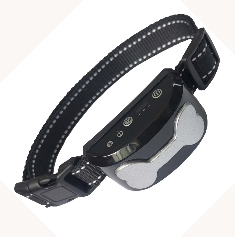 Yum! Ultrahangos ugatásállító gallér kutyáknak – gumírozott anyag, USB töltés, 300 mAh akkumulátor