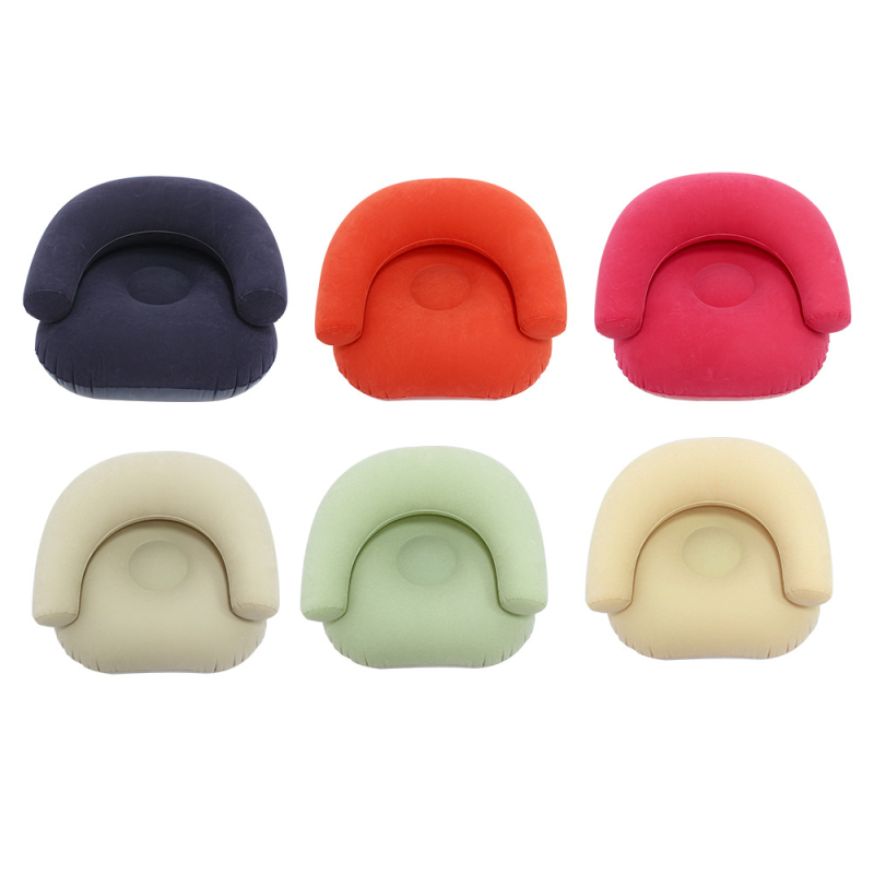 Naduvani kauč s plišanim PVC-om, s naslonicama i naslonom, prenosiv za unutarnju i vanjsku upotrebu, Model CQSF, 1,3 kg, Marka Wonderful