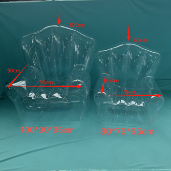 Naduvani kauč za odrasle, ekološki PVC, model 02, stil lagani luksuz