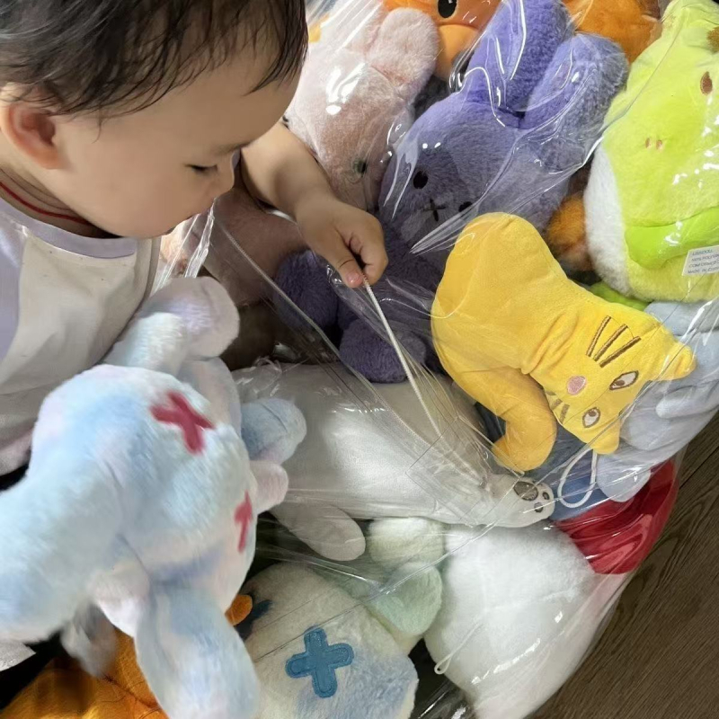 Naduhiva kauč za pohranu lutaka, proziran dizajn, PVC materijal, za odrasle, jednostavan i moderan stil