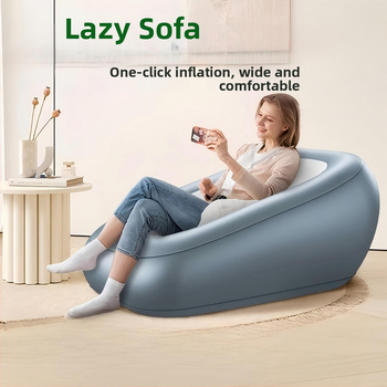 Εργονομικός φουσκωτός καναπές για εσωτερική/εξωτερική χρήση με οσφυϊκή στήριξη (PVC • για 1 άτομο • 3.9 kg • ηλεκτρική αντλία • μοντέλο LXS130)