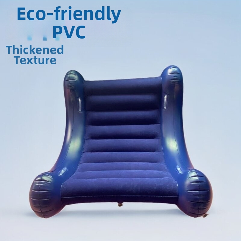 Naduvavajući kauč s hrabrim dizajnom u obliku ljuljačke; ekološki PVC, za odrasle, debljina 0.3 mm, težina 3.5 kg