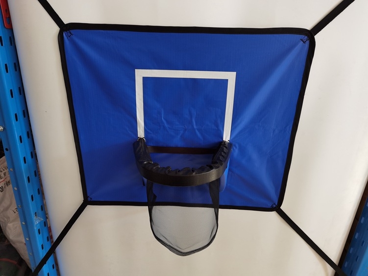 Trambulină pentru copii cu coș de baschet și panou – PVC, model 21