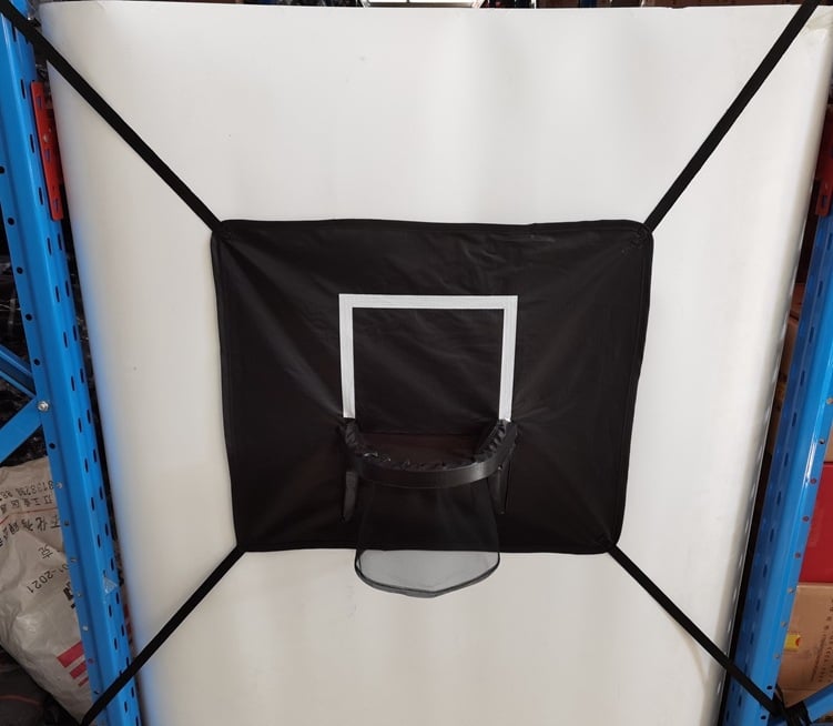 Trambulină pentru copii cu coș de baschet și panou – PVC, model 21