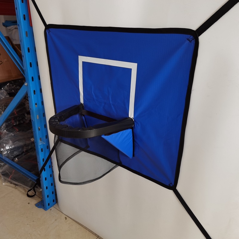 Trambulină pentru copii cu coș de baschet și panou – PVC, model 21