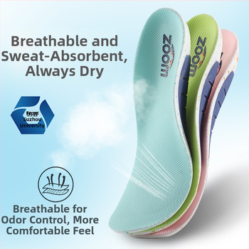 Stelka za sportsku obuću s potporom luka, PU jastuk za apsorpciju šokova, TPU nosivi okvir, prozračna i protiv znojenja, potpuno uložak, unisex