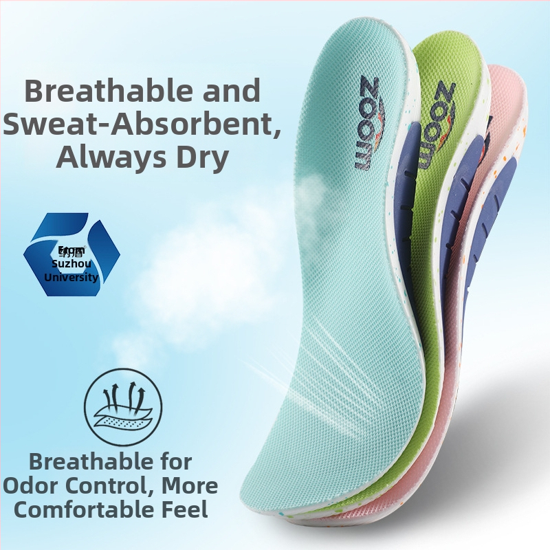 Stelka za sportsku obuću s potporom luka, PU jastuk za apsorpciju šokova, TPU nosivi okvir, prozračna i protiv znojenja, potpuno uložak, unisex