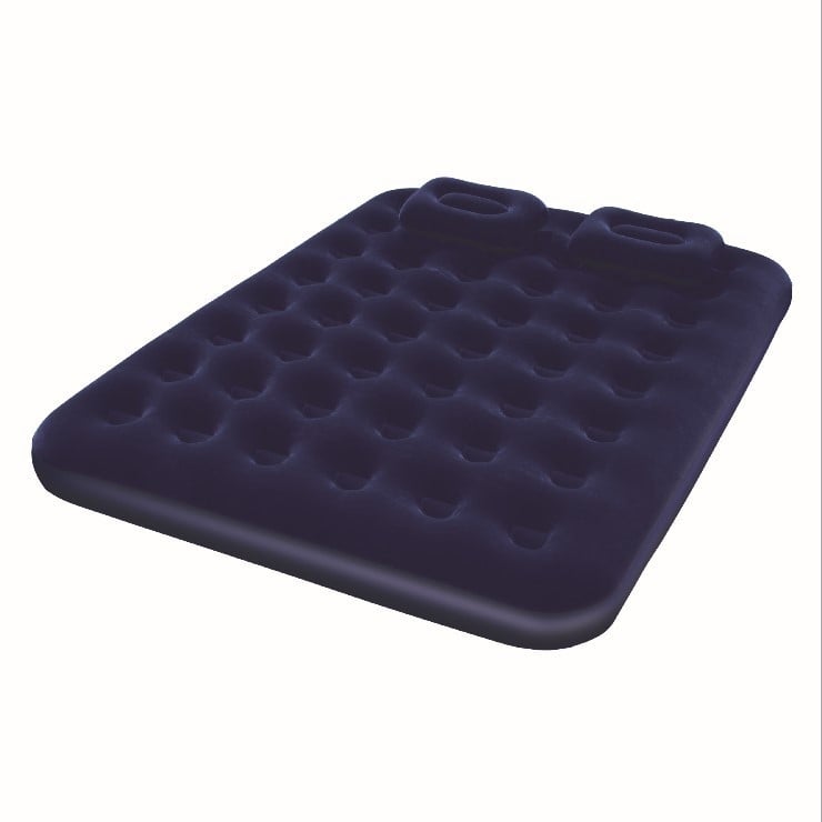 Bestway 67374 nafukljivo krevet s flokiranom površinom, dvostruki stil, težina 4,6 kg, nosivost 200 kg