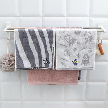 Safebet Držač za ručnike – montaža bez bušenja, držač ručnika i ormarić za kupaonicu, od nehrđajućeg čelika i PP, dizajn s 2 ili 3 šipke