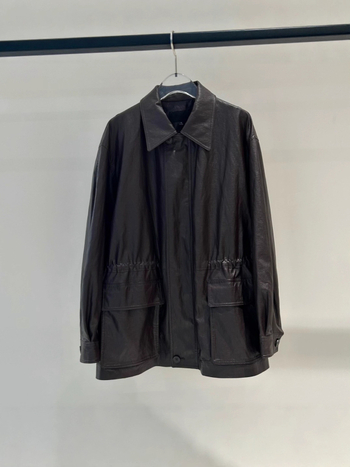 Ženska PU kožna jakna s reverom, srednja duljina, front zip, umjetni krzneni ovratnik, retro stil