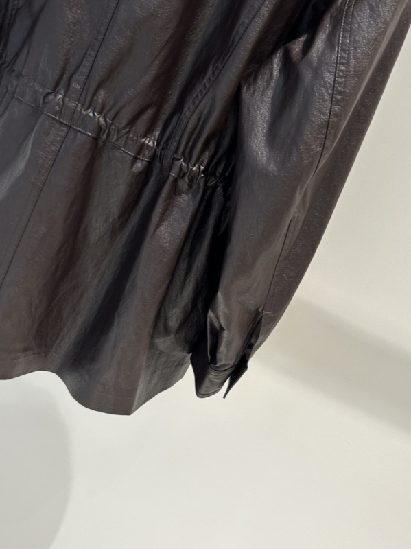 Ženska PU kožna jakna s reverom, srednja duljina, front zip, umjetni krzneni ovratnik, retro stil
