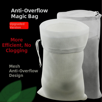 Poliesterska vrećica za filtriranje akvarija s visokodenznim filtrirnim materijalom i spužvom, pakiranje 300 komada