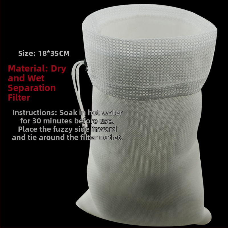 Poliesterska vrećica za filtriranje akvarija s visokodenznim filtrirnim materijalom i spužvom, pakiranje 300 komada