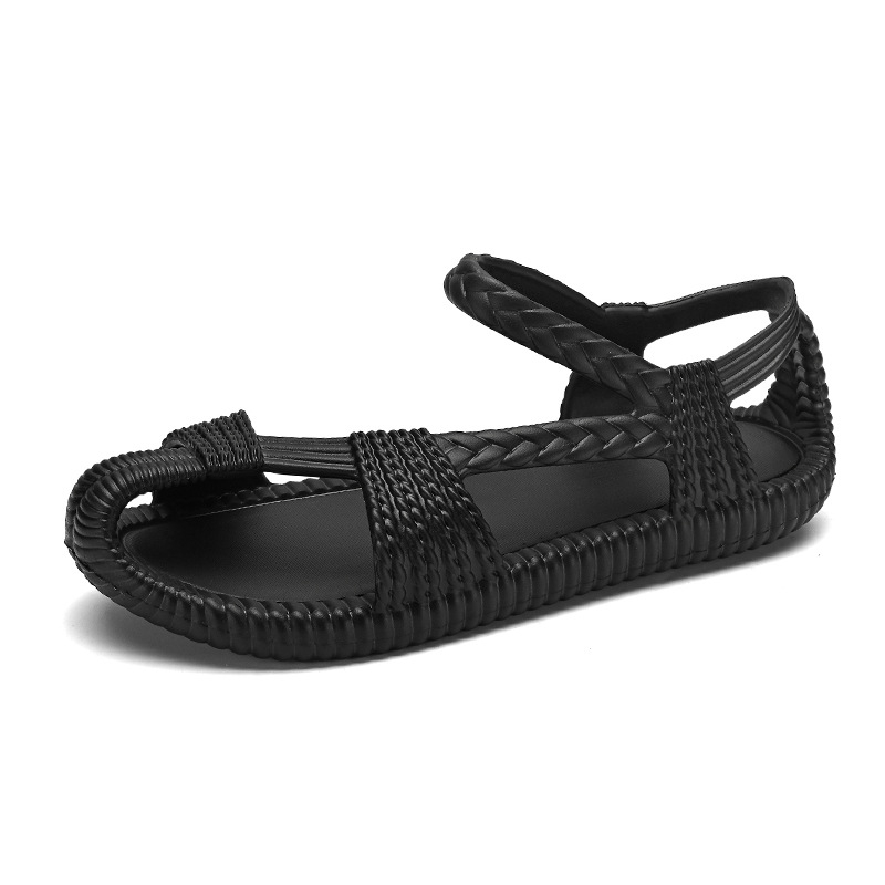Férfi strand papucs EVA felsővel és EVA talppal, nyitott orrú, slip-on, légáteresztő