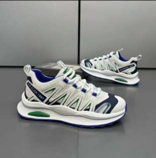 Muške mesh tenisice Dad Sneakers – prozračne, niski profil, vezanje šnurkama, injekcijski oblikovana debela plastična đon