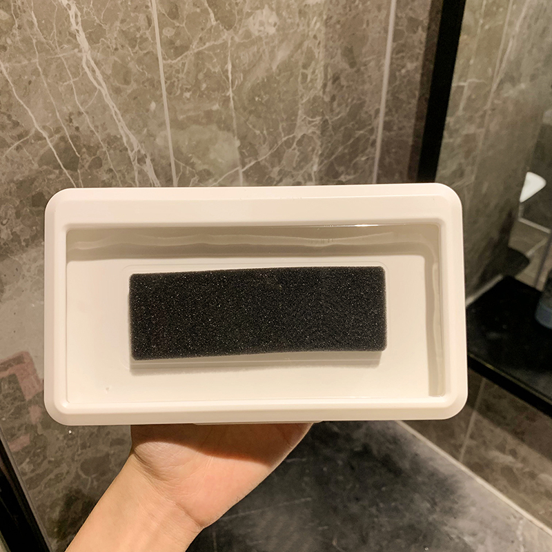 Zidni vodootporni držač za telefon u kupaonici s rotirajućim skladišnim stalkom, plastični, nosivost 1000 g, 1 razina