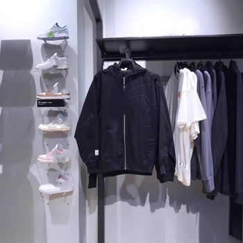 Jachetă sport pentru bărbați, croială lejeră, din nylon, cu glugă și fermoar, pentru primăvară