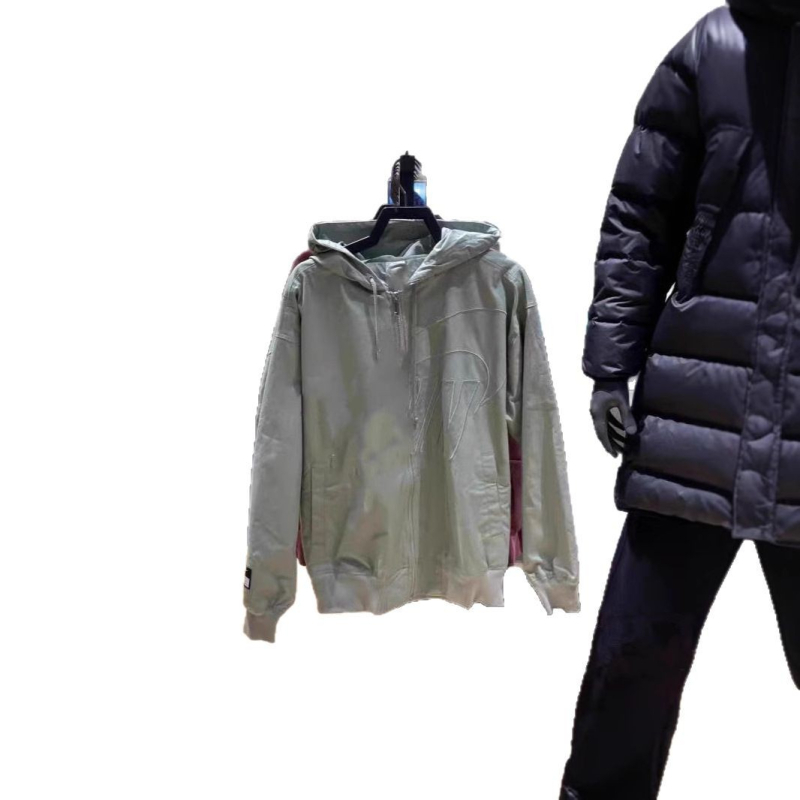 Jachetă sport pentru bărbați, croială lejeră, din nylon, cu glugă și fermoar, pentru primăvară