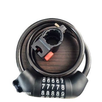 Katanac za motocikle i brdske bicikle s lozinkom, lančani dizajn, model 606, materijal PVC cinkova legura, težina 165 g, univerzalna primjena, moderan minimalistički stil