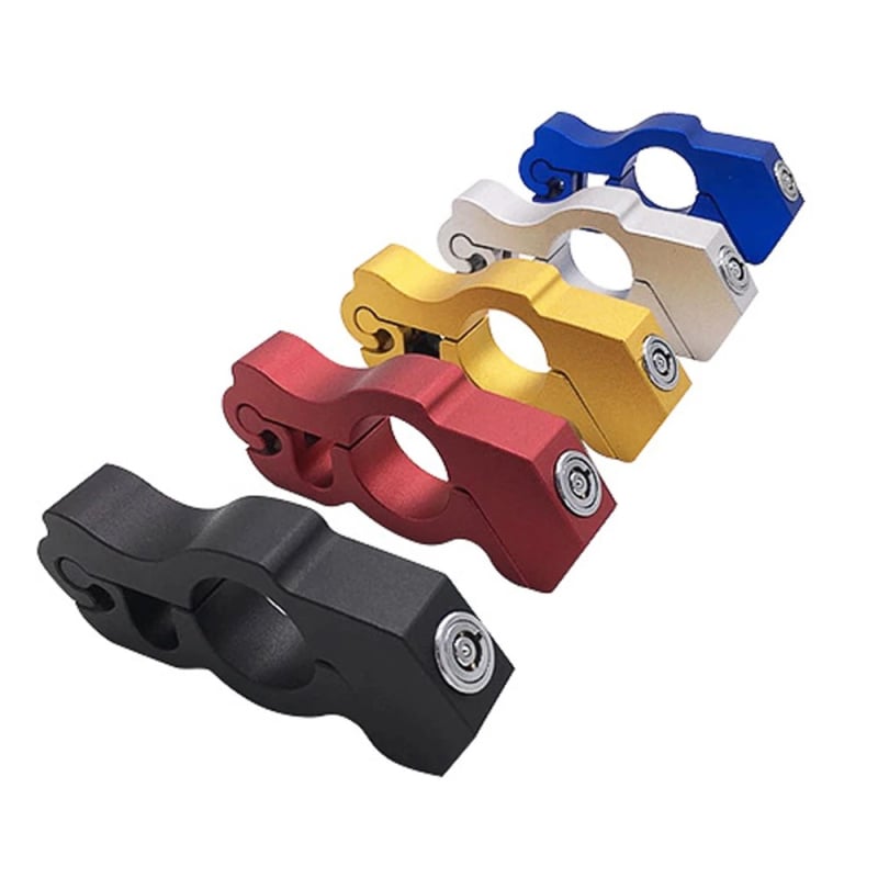 CBS CNC kormányzár, alumínium ötvözet, hordozható tolvajtávvédelmi zár motorkerékpárhoz és elektromos kerékpárhoz, súly kb. 300 g, modell CBS